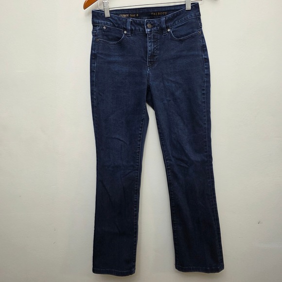 Talbots Denim - Talbots Curvy Bootcut Jeans Dark Wash Denim Womens Size 4